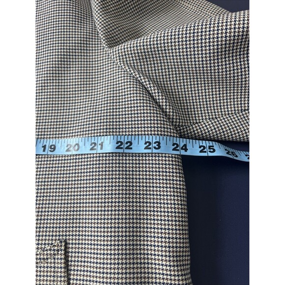 VTG London‎ Fog Men's Houndstooth Single Breast Overcoat 42 Long - Picture 8 of 11